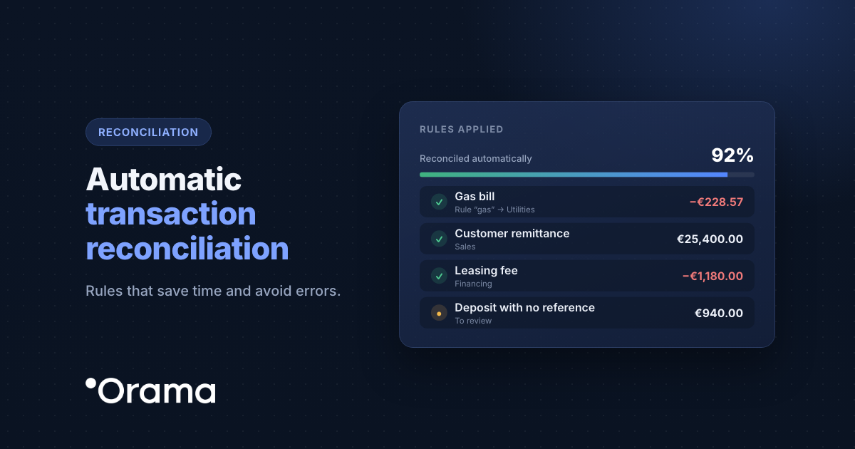 Cover: Automatic transaction reconciliation