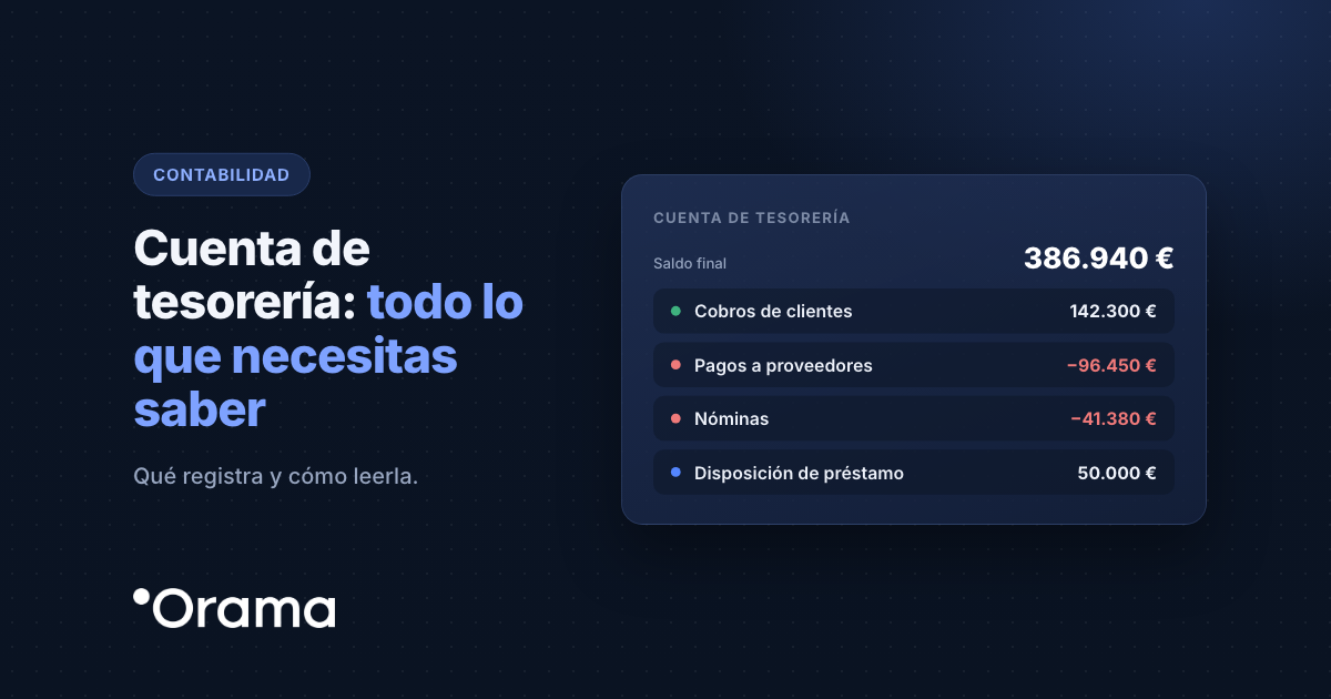 Portada: Cuenta de tesorería: todo lo que necesitas saber