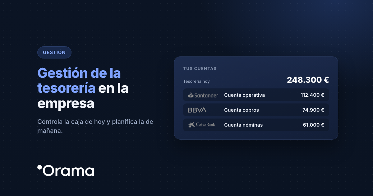 Portada: Gestión de la tesorería en la empresa