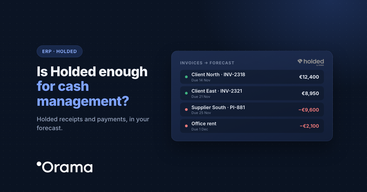 Cover: Is Holded enough for cash management?