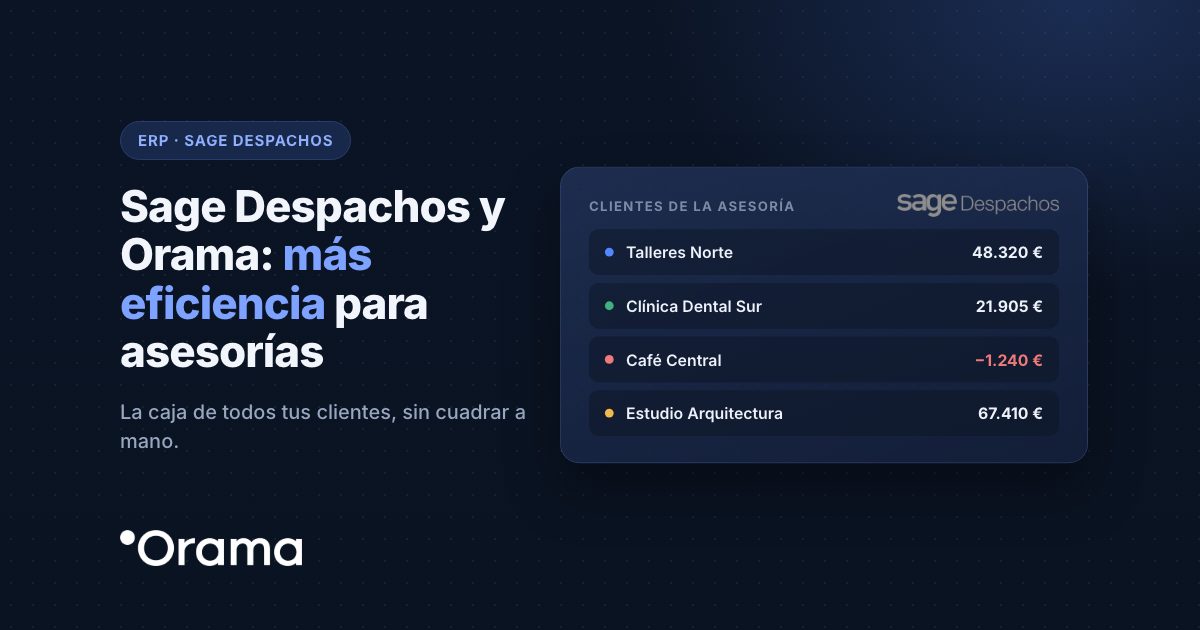 Portada: Sage Despachos y Orama: más eficiencia para asesorías