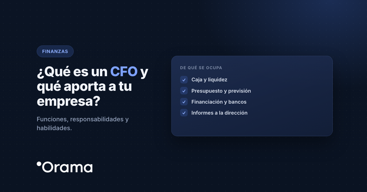 Portada: ¿Qué es un CFO y qué aporta a tu empresa?