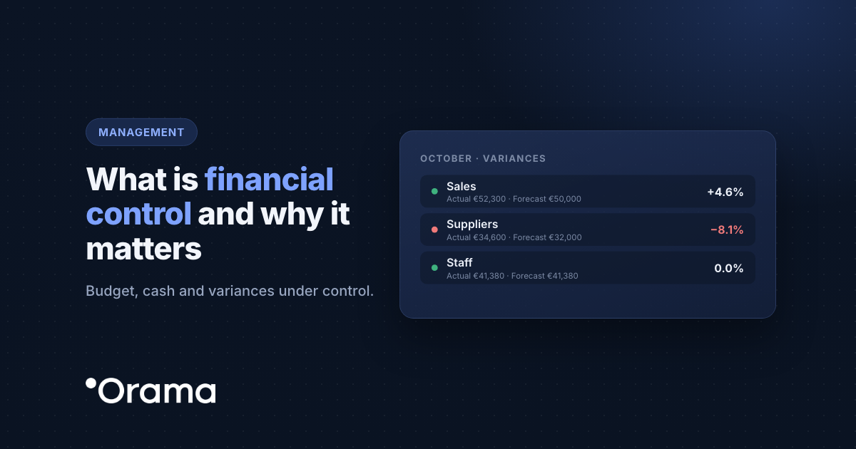 Cover: What is financial control and why it matters